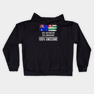 50% Australian 50% Abkhazian 100% Awesome - Gift for Abkhazian Heritage From Abkhazia Kids Hoodie